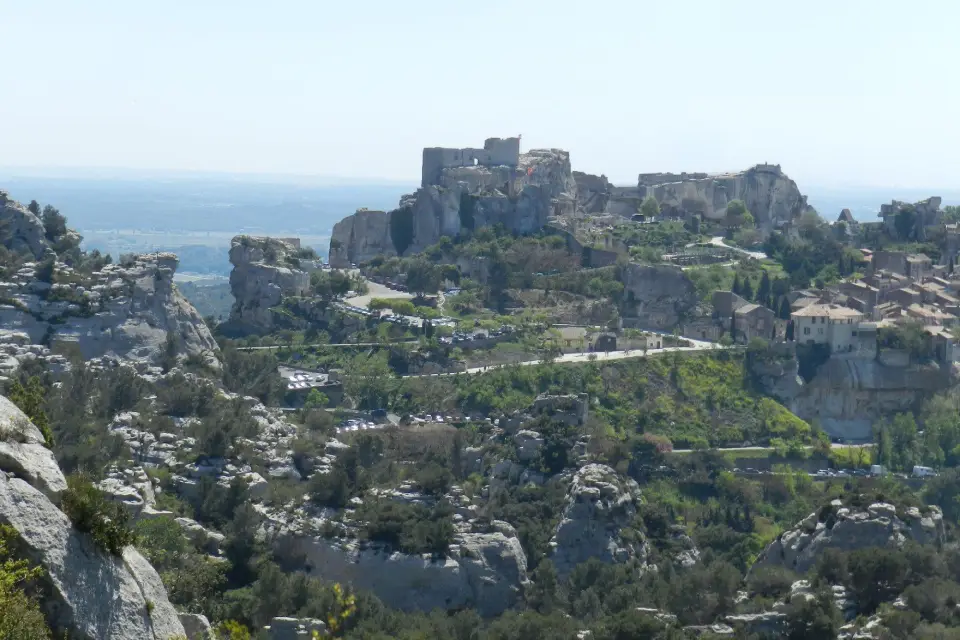 Vue panoramique des Baux en Provence