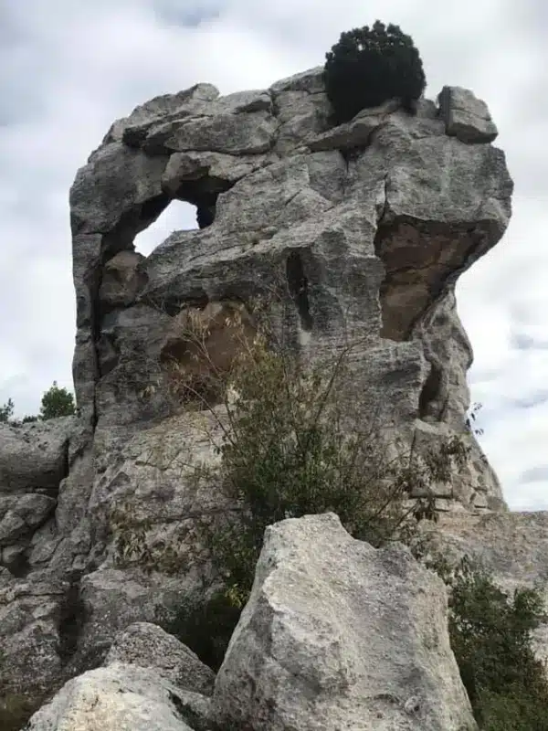 L'&oelig;il d'&eacute;rosion aux Baux